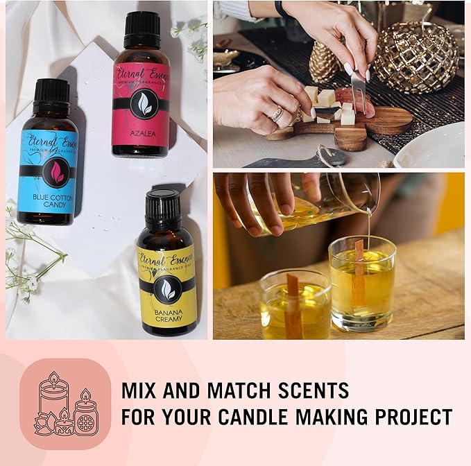 Eternal Essence Oils Thank You Set of 6 Premium Fragrance Oils - Includes Rose Garden, Violet, Golden Hydrangea, Sunflower, Gardenia, and Jasmine Scented Oils - 10ML