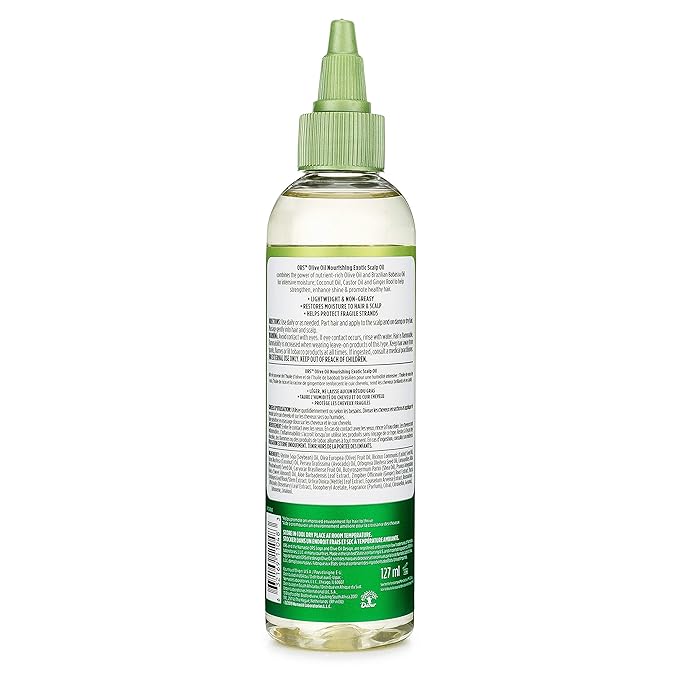 ORS Olive Oil Exotic Scalp Oil 4.3oz, Moisture Restore Creamy Aloe Shampoo, Strengthen & Nourish Replenishing Conditioner