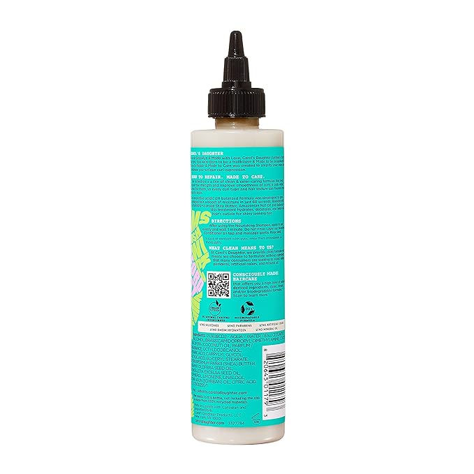 Carol's Daughter Born To Repair 60-Second Moisture Hair Treatment, Hydrating, Detangling Hair Care for Curls with Shea Butter, 6.8 Fl Oz