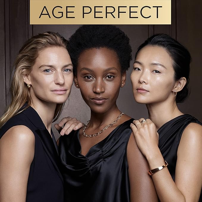 L'Oreal Paris Age Perfect Anti-Aging Under Eye Cream, Vitamin E, Antioxidants, Reduces Dark Circles, Puffiness, Age Perfect Cell Renewal, sensitive skin, Dermatologist Tested, Paraben Free, 1.7 fl oz