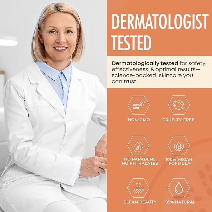 Vitamin C Serum with Collagen - Illuminating Anti-Aging, Luminous Complexion, Brightens Skin - Dermatologist Tested, Korean Skin Care, Cruelty Free, Natural Ingredients - 1.69 fl. oz