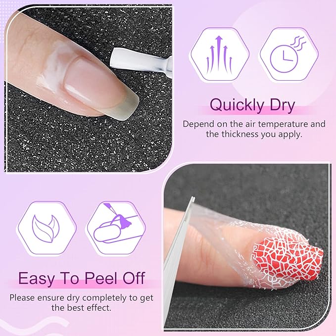 Saviland Cuticle Remover and Cuticle Oil Kit and Liquid Latex for Nails