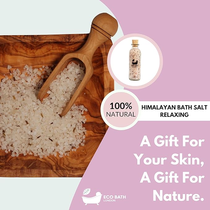 Himalayan Bath Salt - Luxurious Bath Salts for Relaxation, Skin Care, and Aromatherapy, Infused with Natural Ingredients (Various Scents) (Lavender)