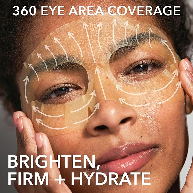 Dr Dennis Gross DermInfusions Lift + Repair Eye Mask | Visibily Lift + Firm, Fills the Appearance of Fine Lines, Hydrates + Repairs Skin Barrier, Visibly Depuffs Undereye Area | 1 Treatment 0.33 fl oz