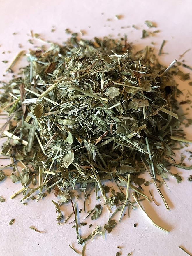 Organic Bio Herbs-Organic Dried Lady's Mantle Herb (Alchemilla vulgaris) Organic Dried Lady's Mantle Herb | Loose Leaf, Natural, Premium Quality | Herbal Tea & Remedies | Alchemilla vulgaris | Handpicked & Air-Dried 6 Oz.