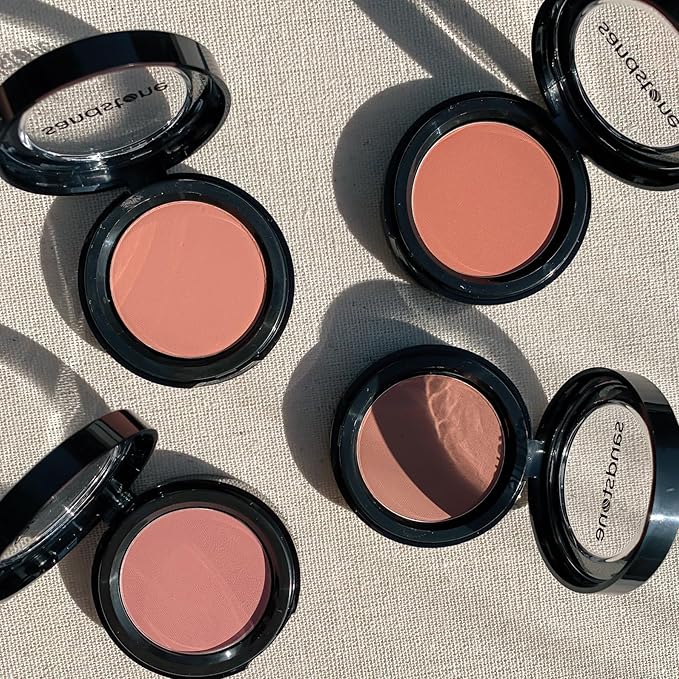 Big Crush Blush – Hypoallergenic silky powder blush for cheeks. Fine color pigmentation - buildable - long lasting face makeup. (24 Sunset Surprise, 2,5 g)