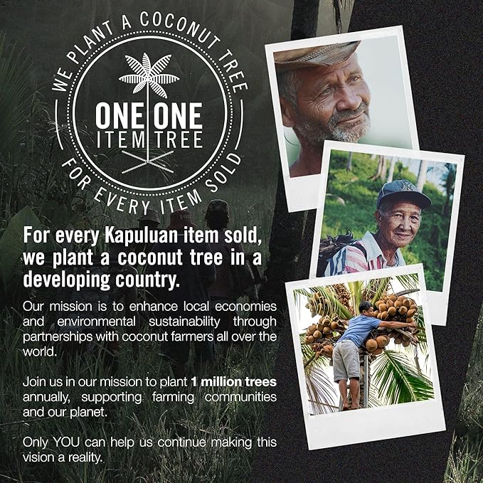 Kapuluan Organic Coconut Oil for Hair, Skin – Raw Extra Virgin Coconut Oil - Pure Unrefined Cold Pressed Oil with MCTs for Body Care or Haircare, Hair Growth, Aceite de Coco Organico, Baby, Dogs, Pets