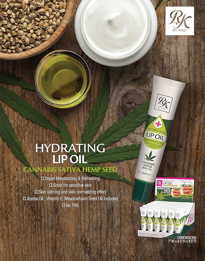 Ruby Kisses Hydrating Lip Oil Cannabis RLO04D1