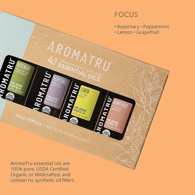 Essential Oil Kits - Organic and Wildcrafted – No Synthetic Fillers – ISO Lab Certified for Purity – Ethically Sourced from Sustainable Origins