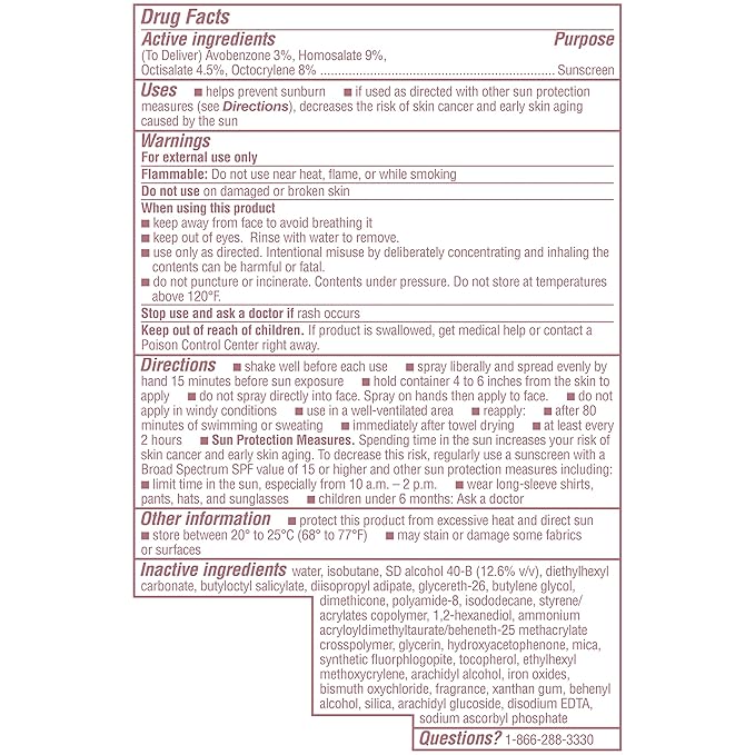 Coppertone Glow with Shimmer Spray Sunscreen, Broad Spectrum SPF 30 Sunscreen, 5 Oz, Pack of 2