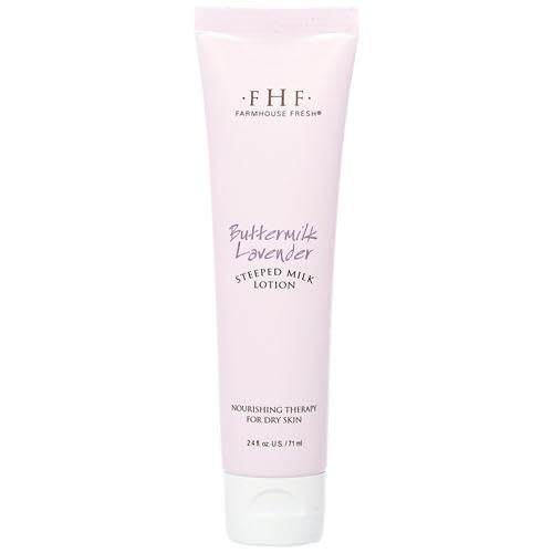 FarmHouse Fresh Buttermilk Lavender Steeped Milk Lotion for Hands, Lavender Cookie, 2 fl. oz.