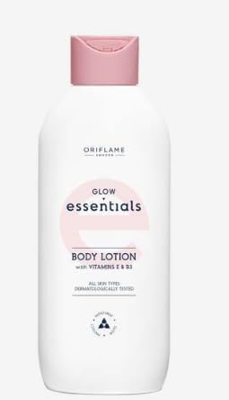 GLOW ESSENTIALS BODY LOTION WITH VITAMIN E & B3 250 ML / 8.4 FL. OZ