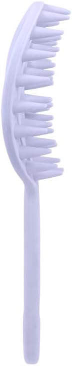 Cricket Hapi So Clean Scalp Massager Brush – Silicone Scrubber & Exfoliator for Hair & Scalp Care, 38 Firm Tapered Teeth, Shampoo Brush for Shower & Salon - Light Purple