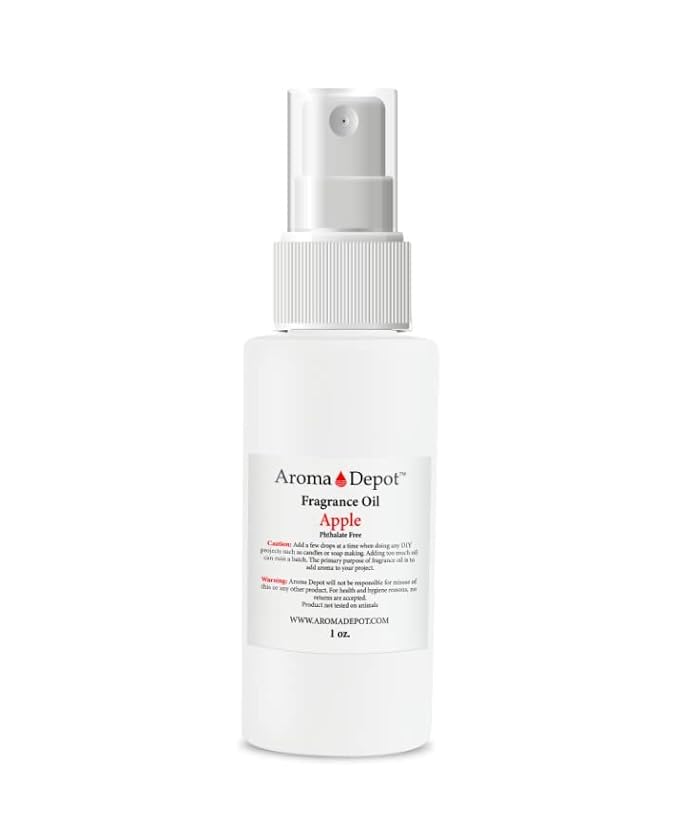 Aroma Depot 1 oz. Apple Spray Perfume/Skin Body Fragrance Oil. Our Interpretation, Pure-Uncut. Add a Few drops to your Aromatherapy Diffuser.