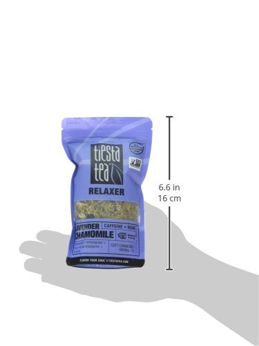 Tiesta Tea - Lavender Chamomile, Loose Leaf Soft Chamomile Herbal Tea, Non-Caffeinated, Hot & Iced Tea, 0.9 oz Pouch - 25 Cups, Natural, Stress Relief & Health Support, Herbal Tea Loose (Pack of 2)