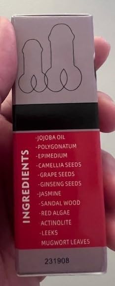 Massage Oil Enlargement Oil Increase Enlarge Gel Thicker Longer Stronger Large Size Enlarger Cream BLSEX for Men (F231-Bigman)