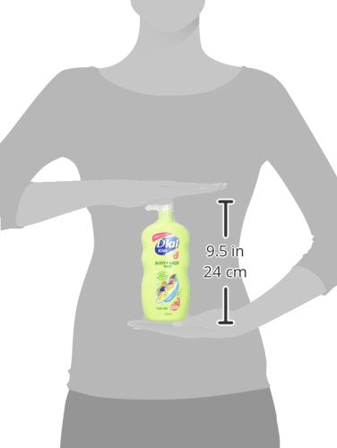 Dial Kids 2-in-1 Body+Hair Wash, Melon Scent, 24 fl oz (Pack of 4)