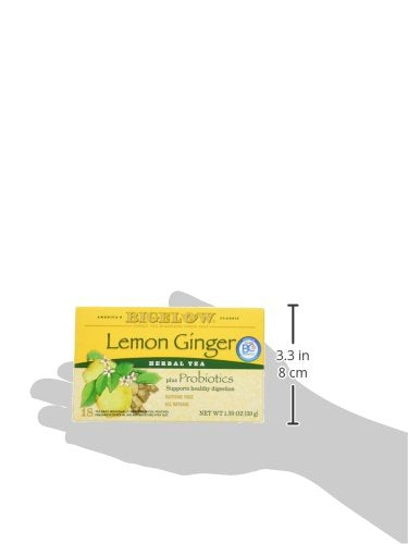 Bigelow Herbal Lemon Ginger Tea, 1.39 Ounce (Pack of 6)