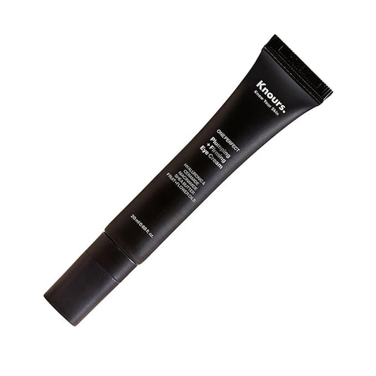 Knours. One Perfect Firming + Plumping Eye Cream with Hyaluronic & Ceramide Niacinamide Shea Butter Fruit + Flower Oils for a refreshed, Smooth Look, New & Improved Formula 20ml/0.68 fl. oz.