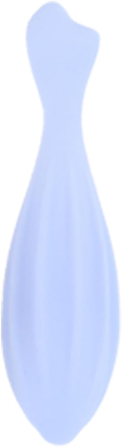 Face Roller Beauty Skin Care Tool - Massager for Face, Eye, Neck, Body - Relaxing, Fine Line Relief - Blue Silicone