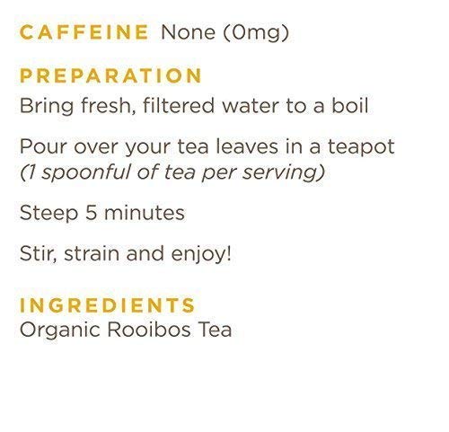 Golden Moon Organic Rooibos (192 Servings) Loose Leaf Long Cut Tea