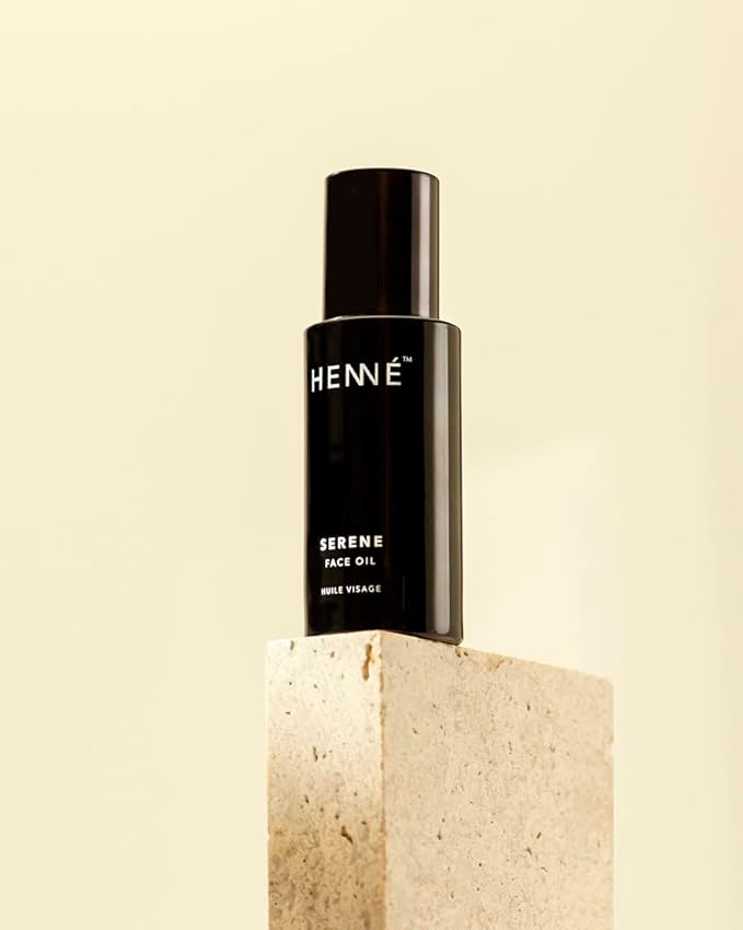 Henné Organics Serene Face Oil - Balancing & Non-comedogenic for Sensitive Skin - Vegan (1 fl oz)