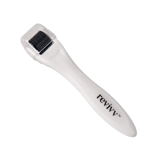 REVIVV® Roller for Hair Rejuvenation – 0.25mm Roller for Scalp, Hair, Beard, Skin – 45 Day Supply