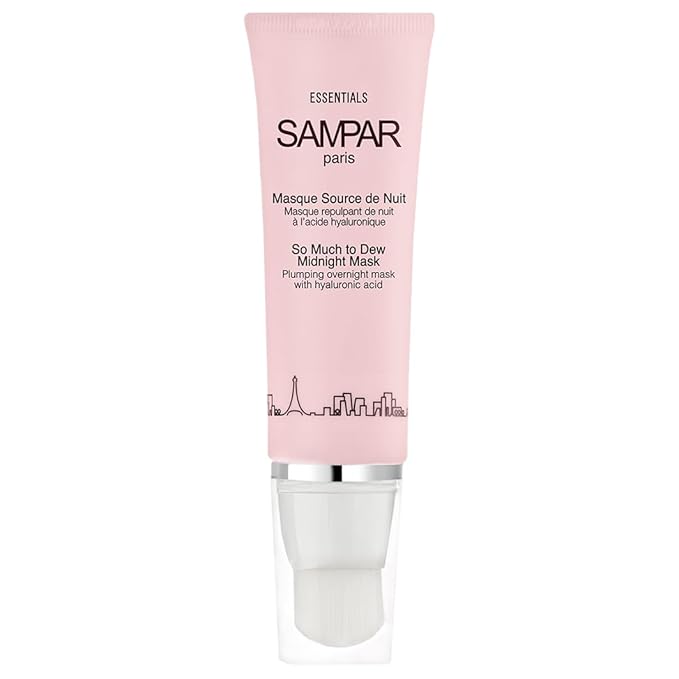 So Much To Dew Midnight Mask - Overnight Re-plumping Mask with Hyaluronic Acid - Hydrates & Restores Skin - All Skin Types - Cruelty-Free Paris Beauty - Rejuvenates & Moisturizes (1.7 oz)