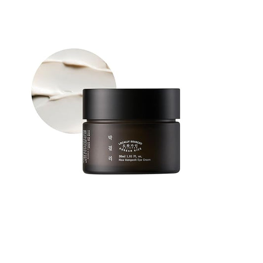 Rice Makgeolli Eye Cream | Made with Domestically Sourced Korean Rice | 30 ml (1.01 Fl Oz) | Korean Skin Care