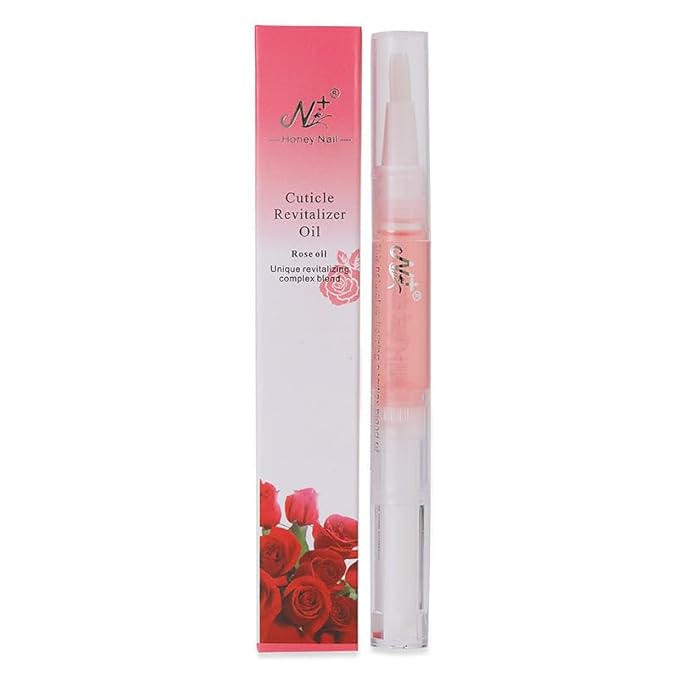 Natural Nail Growth Oil,Nail Growth Oil Pen,Cuticle Oil, Natural Growth Serum For Nails Moisturize -For Growth And Strength, Nail Strengthener For Damaged Nails (Rose oil, 0.18 / Fl Oz)