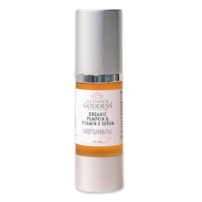 Glimmer Goddess Organic Face Serum - Pumpkin & Vitamin E, 1 oz