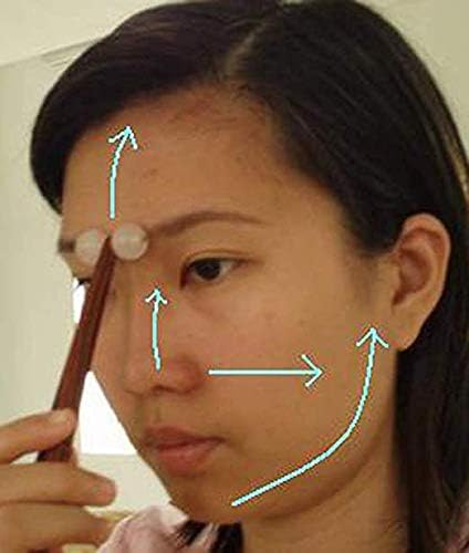 Rose-Quartz Cold Stone Stick Face Lifting Trigger-Finger Roller Rolling Ice Massage Ball Handheld Manual Thailand 5.5 Inches