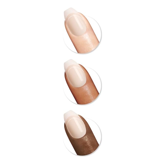 Sally Hansen Instant Cuticle Remover & Salon Effects Perfect Press-On Nails, 30 Designs, Nail Glue & Tabs