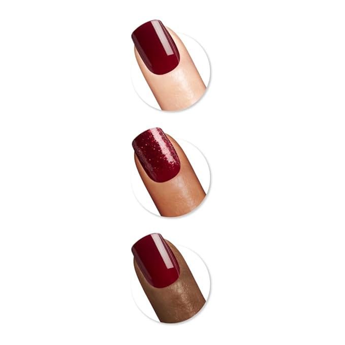 Sally Hansen Instant Cuticle Remover & Salon Effects Infra-Red Press On Nails Kit - 15 Second Gel Formula with Aloe