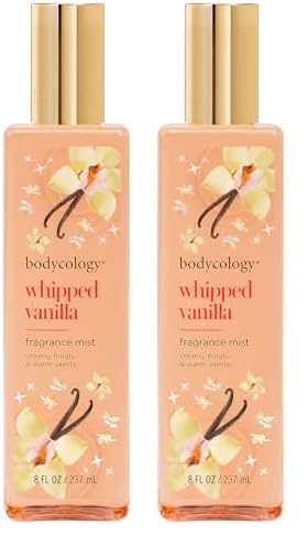 Bodycology Whipped Vanilla Fragrance Mist Women 8 oz (Pack of 2)