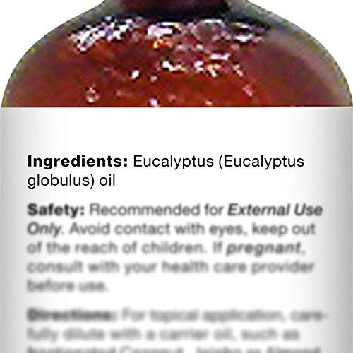 Majestic Pure Eucalyptus Essential Oil | 100% Pure and Natural Eucalyptus Oil | Premium Grade Essential Oils for Hair Care, Home Diffusers, Aromatherapy, Massage and Humidifiers | 4 Fl Oz (Pack of 2)