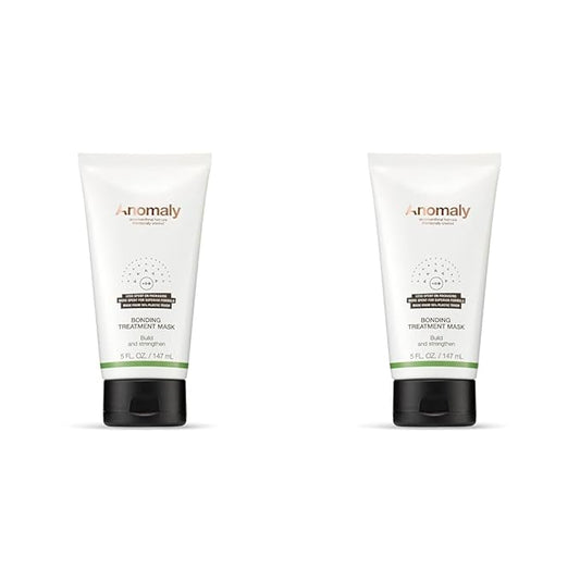 Anomaly Bonding Treatment Mask with Keratin for Dry & Damaged Hair | Strengthen & Protect | Sulfate Free & Paraben Free 5 fl. oz., white (Pack of 2)