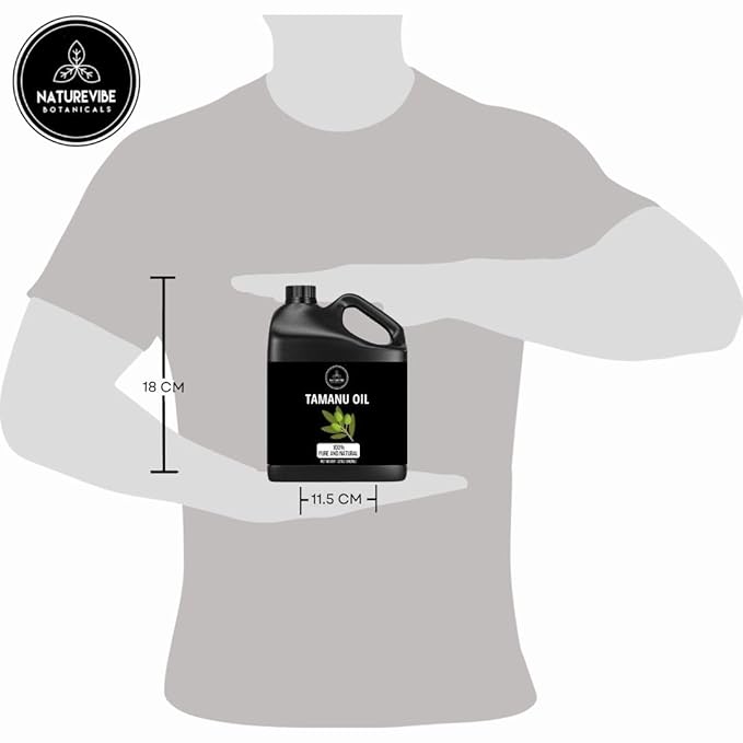 Naturevibe Botanicals Tamanu Oil 32 Ounces | 100% Pure and Natural | Great for Skin Care and Hair Care