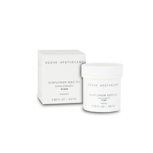 Ozonated Sunflower Oil | Organic Ozone Infused Natural Skin Care | Moisturizing and Cleansing for People and Pets