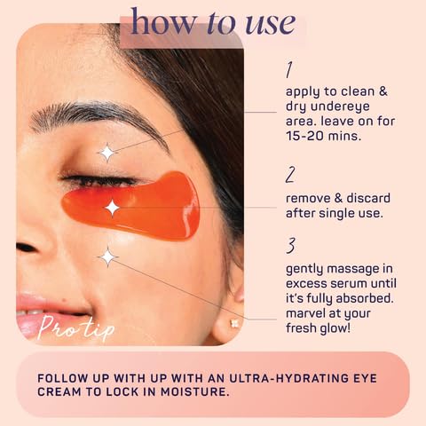 SpaLife Beauty Bright Eyed Undereye Masks – Hydrogel Eye Patches for Dark Circles, Puffiness, & Dullness with Vitamin E, Green Tea – 2-in-1 Skincare – 32 Pairs