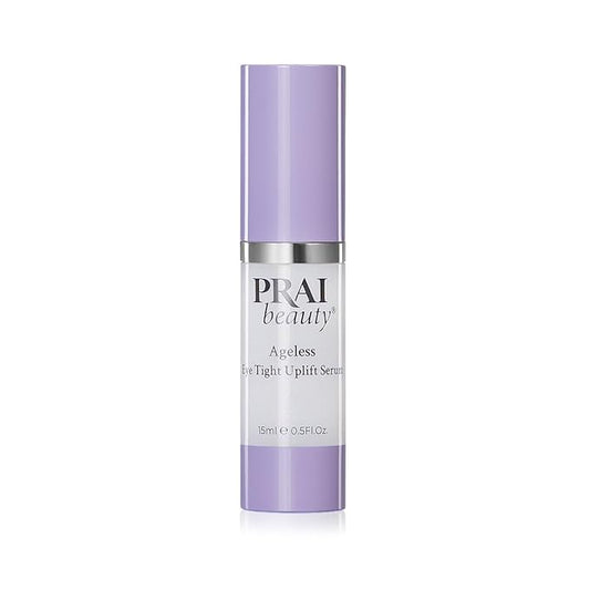 PRAI Beauty Ageless Eye Tight Uplift Serum, Anti-Aging and Hydrating Eye Serum, For Instantly Ageless Brow and Eyelid Area, 0.5 Oz