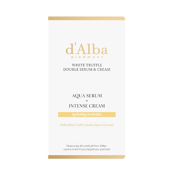 d'Alba White Truffle Double Serum & Cream (0.45 Ounce (Pack of 1))