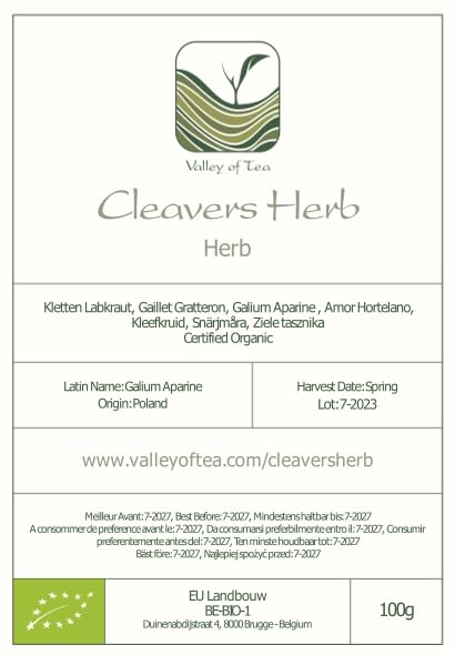 Cleavers Herb Tea Galium Aparine -
