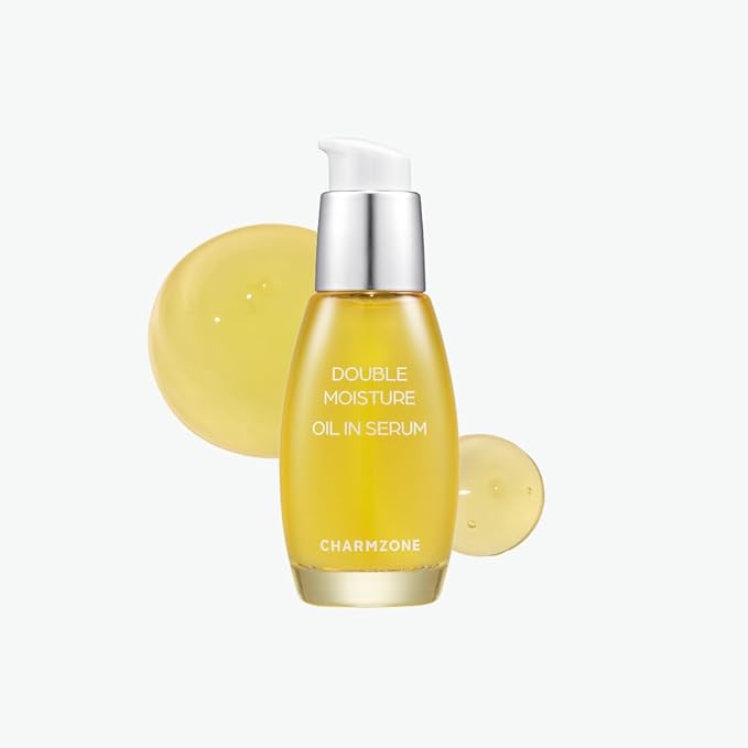 CHARMZONE Double Moisture Oil in Serum for Dry Sensitive Skin Soothing Moisturizing Elasticity Protection for All Skin Type (30ml/1.01 fl.oz)