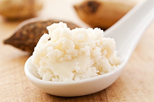 Pure Unrefined Shea Butter, totally natural and organic, ivory color, packed in 8OZ Jar, 18 Units