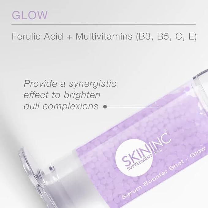 Inc Saviour Dose Glow Care Set - Illuminating Kit with Serum Booster and Hydrating Mask for Radiant, Revitalized