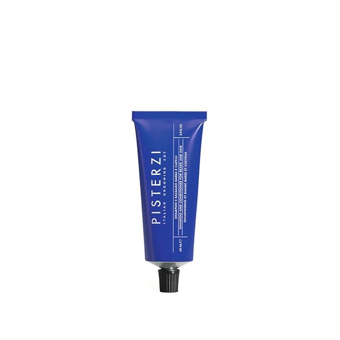 Shampoo and Conditioner for Beard and Hair (Aluminium Travel Tube 60 ml, 7.4, Fl Oz)