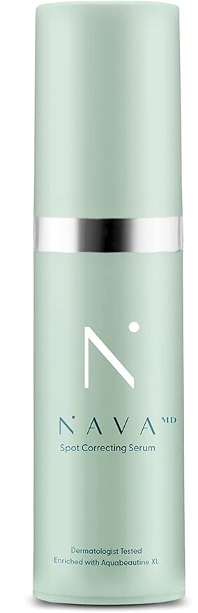 NAVA MD Spot Correcting Serum | Highly Concentrated Solution | Developed by Doctors and Scientists | Target Dark Spots and other Signs of Aging | Contains Aquabeautine XL