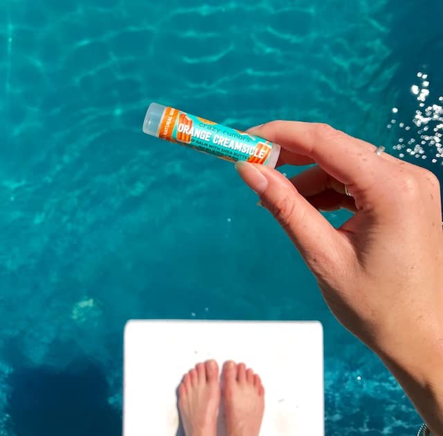 Crazy Rumors Orange Creamsicle Lip Balm. Plant-Based,