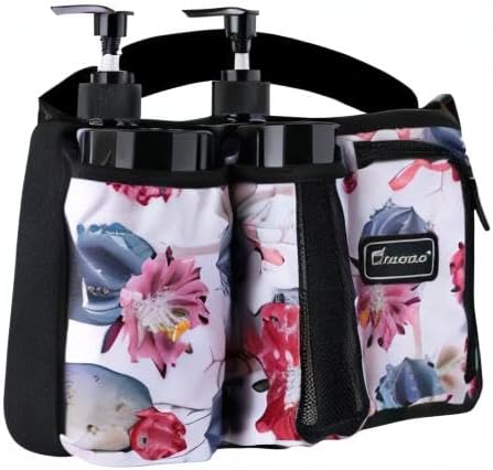 Massage Bottle Bag Massage Oil Holster Lotion Holster Massage Therapist Massage Oil Holster Massage Lotion … (Hua, 3 Bottle)